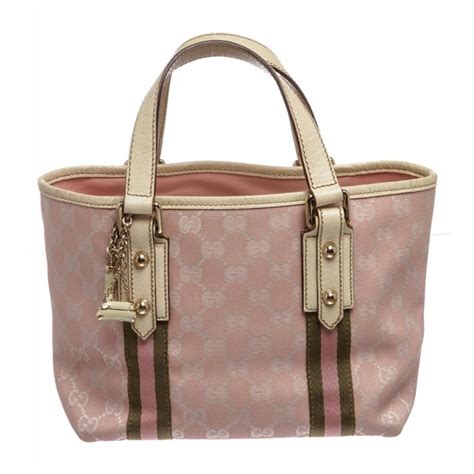 gucci pink monogram tote|gucci monogram shoulder bag.